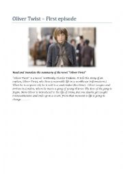 English Worksheet: Oliver Twist