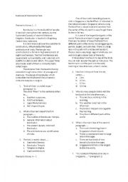 English Worksheet: Descriptive text