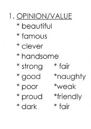 Adjectives