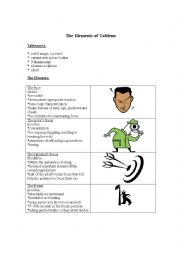 The Elements of Tableaux