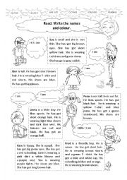 English Worksheet: Who am I ?