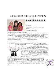 English Worksheet: Unstoppable - Listening practice - Gender stereotypes