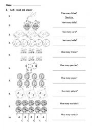 English Worksheet: plural nouns