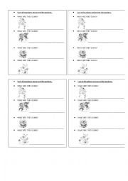 English Worksheet: PRESENT CONTINUOUS REVISION
