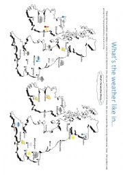 English Worksheet: Weather missing information