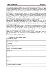 English Worksheet: Superhero group work reading comprehension (pupil B)