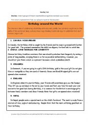 birth day around the world