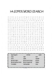 Level 1 Word Search
