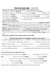 English Worksheet: grammar worksheet