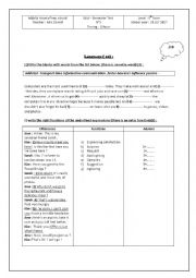 English Worksheet: mid-term test n 3