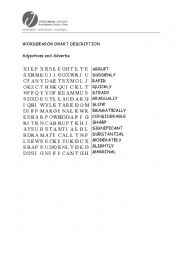 Describing statistics wordsearch