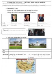 English Worksheet: White House Easter Egg Roll