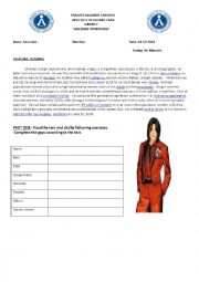 English Worksheet: weekend worksheet