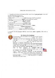 English Worksheet: Passive voice