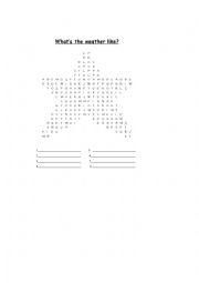 English Worksheet: Wordsearch Vocabulary