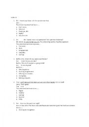 English Worksheet: exercise for grade 10