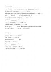 English Worksheet: mixed exercises pre intermediate