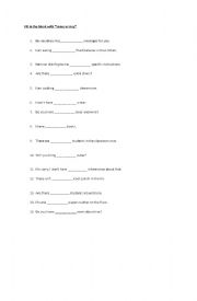 English Worksheet: Some or Any