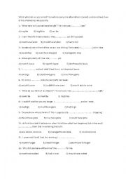 English Worksheet: grammar 1 bach