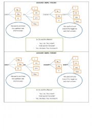 English Worksheet: AUXILIARS SIMPLE PRESENT