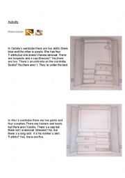 English Worksheet: Clothes