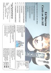 English Worksheet: Ed Sheeran - Castle on the hill