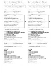 English Worksheet: Cant stop the feeling- Justin Timberlake