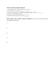 English Worksheet: English Idioms