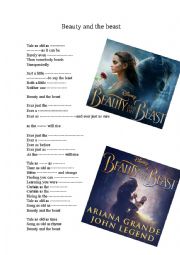 English Worksheet: Beauty and the beast 