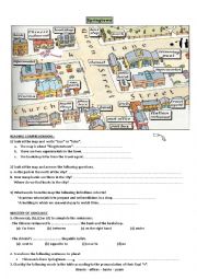 English Worksheet: springtown