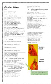 English Worksheet: Hot Bling - Drake