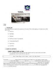 English Worksheet: The Sinister Movie Quiz