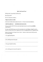 English Worksheet: Using wish in the Present Tense #2