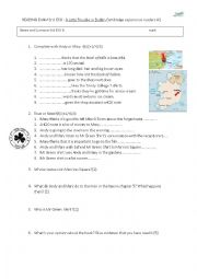 English Worksheet: A little problem in Dublin. READING BOOK TEST.Cambridge