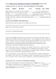 English Worksheet: Malala at Unite Nations