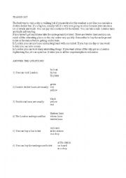 English Worksheet: london cooperative learning part4