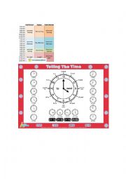 English Worksheet: Telling the time