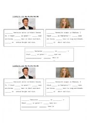 Possessive adjectives practice