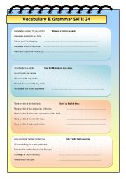 English Worksheet: I can hardly keep my eyes open