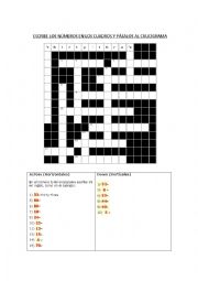 NUMBERS CROSSWORD