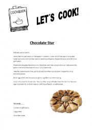 Chocolate star