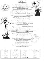 English Worksheet: Halloween listening 