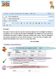 English Worksheet: TEST