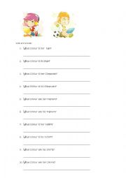 English Worksheet: HIS HER