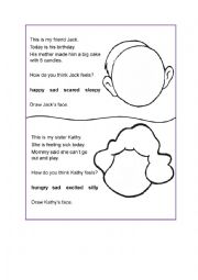 English Worksheet: facial expression 