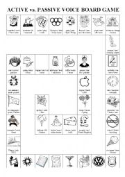 Active vs Passive Voice Board Game