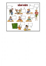 English Worksheet: CLASSROOM LANGUAGE