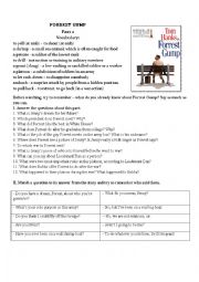 Forrest Gump Movie Worksheet Part II