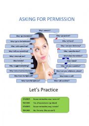 English Worksheet: Asking for Permission