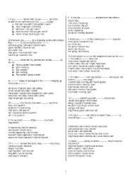 English Worksheet: conditionals